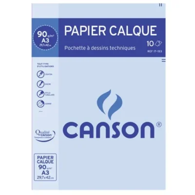Ramette papier Calque CANSON 90g A4 50 Feuilles