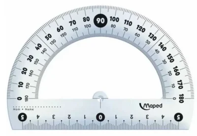 Rapporteur 180°-12cm Cristal Réf 146134 Maped