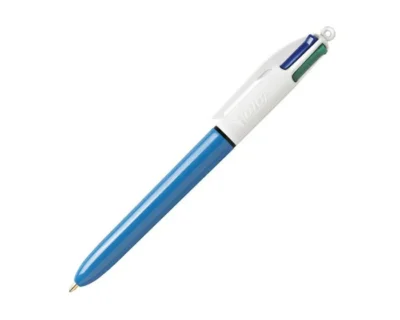 Stylo bille Bic 4 couleurs Original rétractable pointe moyenne 1 mm