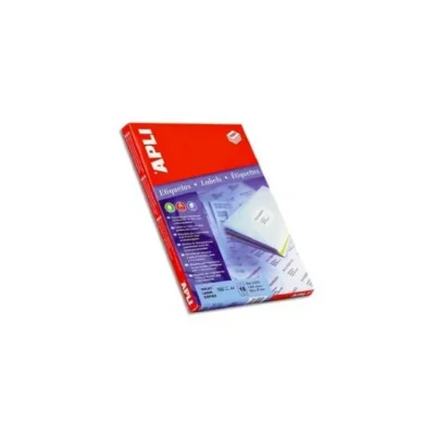 Étiquettes adhésives mixtes APLI 100 feuilles A4 - Formats multiples