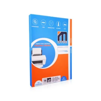Étiquettes adhésives mixtes MOFFICE 100 feuilles A4 - Formats variés