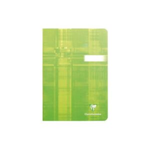 Lot de 10 cahiers piqués CLAIREFONTAINE 96 pages 14,8 x 21 cm 90g/m² coloris assortis