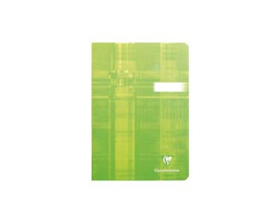 Lot de 10 cahiers piqués CLAIREFONTAINE 96 pages 14,8 x 21 cm 90g/m² coloris assortis