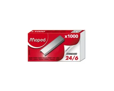 18 Boites de 1000 Agrafes MAPED standard 24/6 Maped Standard 18
