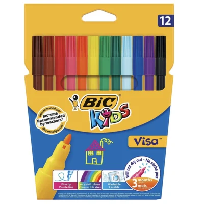 Fusio Pen BIC Kids Visa - Filtres encre assortis BIC Fusio