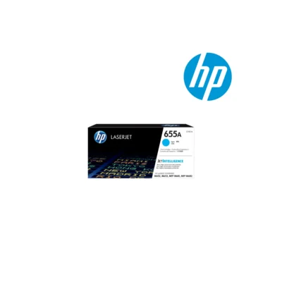 HP 655A Cyan Original LaserJet Toner Cartridge — toner hp 655a cyan