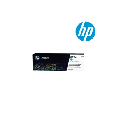 HP 827A Cyan LaserJet Toner Cartridge — toner hp 827a cyan