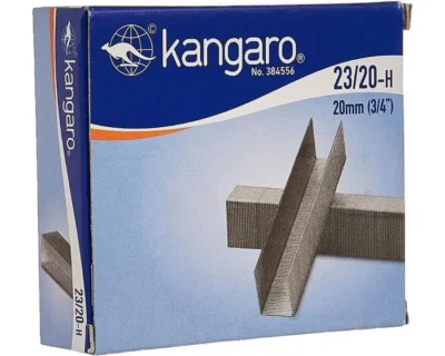 boîte kangaro 1000 Lot 10 boîtes agrafes 23/20-H - Lot de 10 boîtes de 1000 agrafes Kangaro 23/20-H