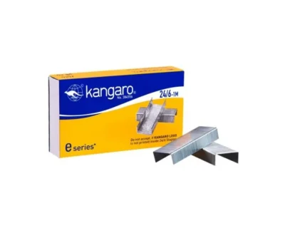 boîte kangaro 1000 Lot 20 boîtes agrafes 24/6-1M-E - Lot de 20 boîtes de 1000 agrafes KANGARO 24/6-1M-E