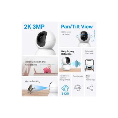 TP-Link Tapo C210 – Caméra Wi-Fi 2K 3MP — TP-Link Tapo C210